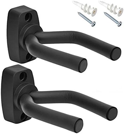 Guitar Wall Hangers Stands,2 Packs Guitar Hangers Keep Fits ALL size Guitars, Saving Alternative to Display Case