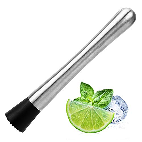 Chisbbu Swizzle Stick Metal Stampfer Barware Gadgets Edelstahl Cocktail Shaker Wine Tools – Bild 4