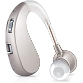Britzgo Hearing Aids,Noise Cancelling by Digital Chip,Rechargeable Sound Amplifier,40 Hour Life Per Charge,Suitable for Hearing Loss