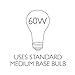 Aubrey 5-Light Vanity Light, Satin Nickel Finish, Frosted Glass Shades, Dimmable, Bathroom Wall Fixture – Design House, 556225
