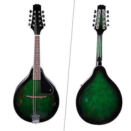 5 Mandolin+8+String+Carry+Storage+Green
