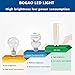 Bogao G9 Base 88-SMD 2835 8W LED Light Bulb, 600-700LM, Equivalent to 70W Halogen Lamp Replacement, AC 110V-130V, 360 Omni-Direction Beam Angle, Non-dimmable 3000K (4 Pack Warm White)