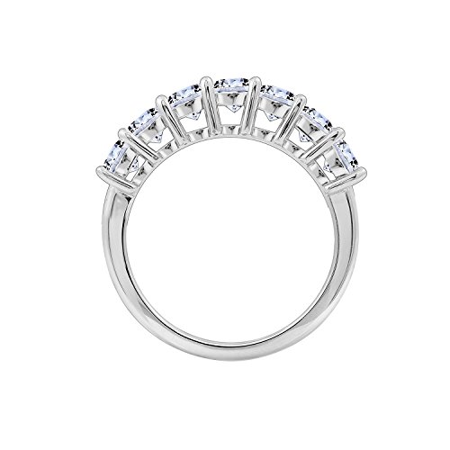Amazon Collection Platinum-Plated Sterling Silver Infinite Elements Cubic Zirconia - Image 4