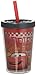 Zak! Designs Insulated Tumbler with Screw-on Lid and Straw featuring Lightning Mc Queen Graphics, Break-resistant and BPA-free Plastic, 13 oz. primary