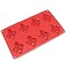 Freshware 8-Cavity Silicone Fleur-de-lis Cake and Soap Mold