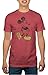 Disney Men's Classic Icon Mickey Mouse Red Graphic Tee (Large (42/44))