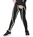 QCHENG Boys & Girls Compression Tights Sport Leggings Base Layer Soccer Hockey Thermal Pants for Kids