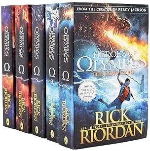 Percy Jackson & the Olympians 5 Children Book Collection Box Set