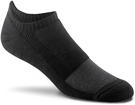 Men's Wick Dry Triathlon Tab Athletic-Socks, Black, Medium