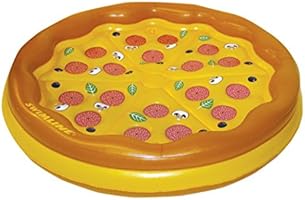 Swimline Personal Pizza Island Swimming Pool Float
