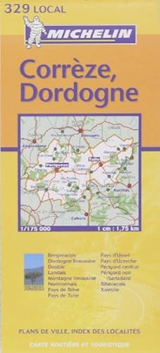 Download Carte routière : Corrèze - Dordogne, N° 11329 PDF