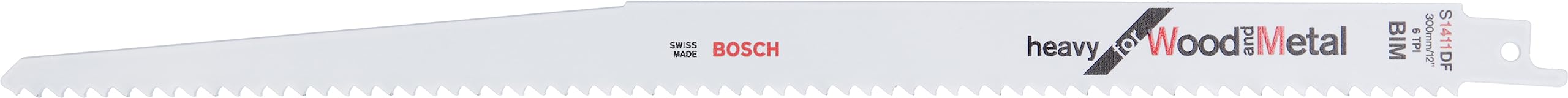 Bosch Accessories DIY Säbelsägeblatt Heavy for Wood and Metal zum Sägen in Holz und Metall (2 Stück, S 1411 DF)