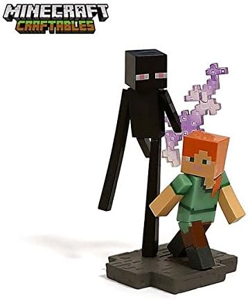 Amazon Minecraft Craftables Series1 マインクラフト クラフタブル ジオラマフィギュア Alex Enderman アレックス エンダーマン フィギュア ドール 通販