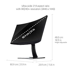 ViewSonic VP3481a 34-Inch WQHD+ Curved Ultrawide