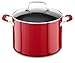 KitchenAid KC2A80SCER Aluminum Nonstick 8.0 quart Stockpot with Lid - Empire Red, Medium