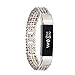 Wishteta Replacement Accessory Metal Watch Bands for Fitbit Alta (Light Metal-0000001, 5.5