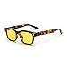 Cyxus Blue Light Filter Computer Glasses for Blocking UV Headache [Anti Eye Eyestrain] Sleep BetterTransparent Lens, Unisex (Men/Women) (Tortoise Frame)