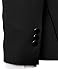 H2H Mens Business Fit Single One Button Blazer Jackets with Pocketchief Trim BLACK US S/Asia M (KMOBL046)