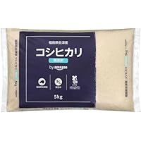 by Amazon Aizu-grown Kosihikari Pre-washed Rice 5kg (11.0 lbs) Reiwa 7th year crop