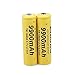 6PCS 18650 3.7V 9900mAh Battery Rechargeable Li-ion Batteries with Battery Charger