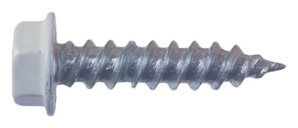 AP Products 012-TR50 W 8 X 3/4 White Hex Washer Head Screw - Pack of 50 (1103.1095)