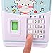 FEENM Electronic Password Piggy Bank Fingerprint Password Lock Mini ATM Money Saving Box Toy Electronic Coin Bank Great Gift Toy for Children Kids Blue