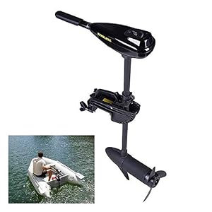 Wupyi2018 Moteur Hors-bord électrique,58 Lbs Moteur De Bateau 12v Pour Dériveurs, Bateaux De Pêche, Bateau En Bois