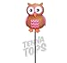 Tenna Tops Owl Couple Car Antenna Toppers/Auto Mirror Danglers/Dashboard Accessories (Pack of 2)
