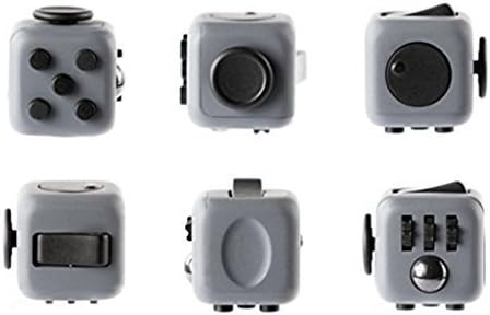 ENJOY Fidget Cube Relieves Stress And Anxiety for Children and Adults (Gray)