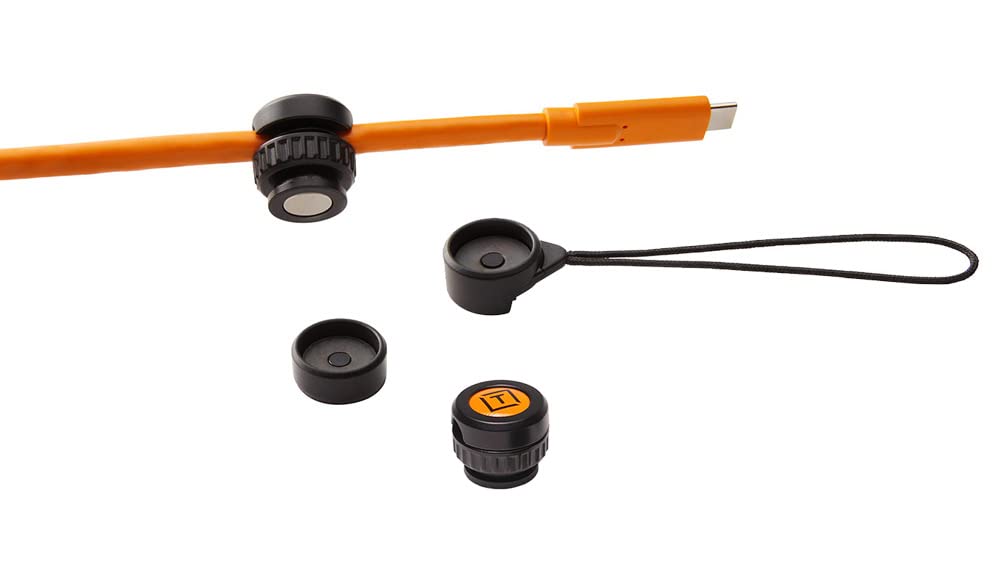 Tether Tools cable support kit for camera and computer