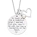 O.RIYA Graduation Gift, Teacher Necklace,Christmas Gifts for Teacher, Gift from Student, Teacher Gift, Personalized Teacher Jewelry
