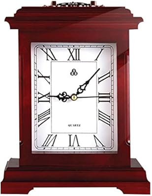 Personality Trumpet Wooden Mantle Clock Hourly Music Report Time