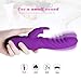 Nujing Dual Motor 7 Frequency USB Rechargeable Rabbit Bunny Ears T-hrusting R-otating Uograded Waterproof&Whisper Quie Adult Toys for Women&Couples Massaging Wand Toythumb 3