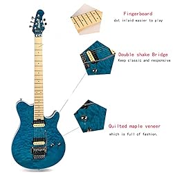 Starshine 6 Strings Electric Guitar Quilted Maple