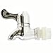 Spigot for Beverage Dispenser Carafe, Turn Style Faux Metal Look Replacement Beverage Dispenser Pouring Spigot