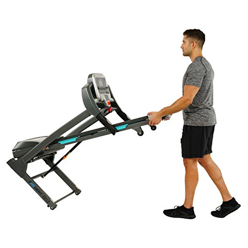 EFITMENT Auto Incline Bluetooth Electric Treadmill Machine w/Speakers & Folding for Running, Jogging, Walking, 220 LB Max Weight, LCD & Pulse Monitor, Ipad/Tablet Holder - T012