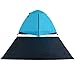 WolfWise Ultralight Portable Camping Chair, Compact Folding Backpacking Lounge Chairs for Outdoor Picnic Beach Hiking Fishing with Carry Bag and Two Carabiner,Light Blue