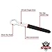 Pit Posse PP2585 Motorcycle Tool Rear Axle Steering Stem Wrench 36mm - Compatible with H D - Durable Grip - Made of Hardened Steel