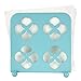 Home Basics Trinity Collection Pantryware Organization Set, Turquoise Napkin Holder