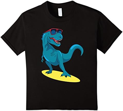 Kids Dinosaur T-Shirt 4 Black