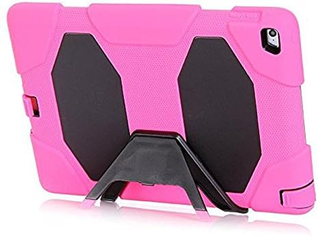 iPad Mini 4 Case,Koantree Shockproof Silicone Protective Apple iPad Mini 4 Case Cover with Stand Kids Friendly 2015 Release (Pink)