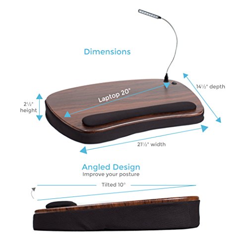 "Oversized Lap Desk with Memory Foam Cushion" - Image 5