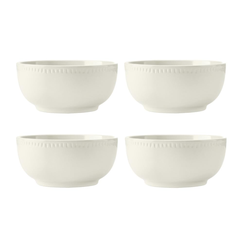 MIKASA Cranborne 4pc Stoneware Cereal Bowl Set, 15cm, Gift Boxed