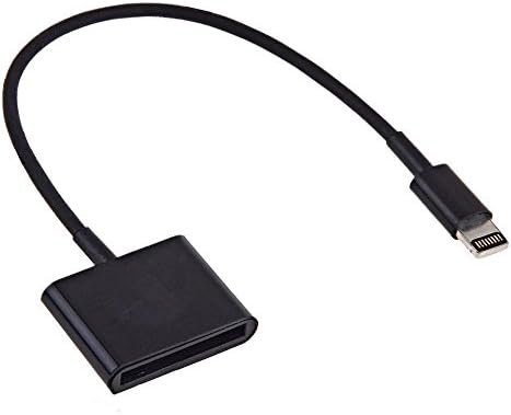 Lightning to 30 Pin Adapter, Worice 8 Pin to 30 Pin Charge & Sync Cable Adapter Converter for iPhone 7/7 Plus/6/6 Plus/5s/5c/5/4s/4,iPad and iPod (Black)