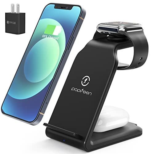 Wireless Charging Station for iPhone Multiple Devices Apple 3 in 1