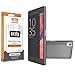 Orzly® - FlexiSlim Case for Sony Xperia X Performance Smartphone (2016 Model) - Super Slim (0.35mm) Protective Phone Cover in Semi Transparent Black