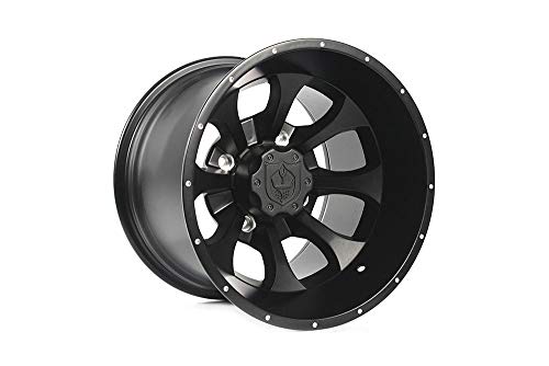 Pro Armor CA1410KNBL 14" Knight UTV Wheel Rim, 14x10 Matte Black, 4x137 Lug Pattern, for Can-Am Maverick Max X3 - Thumbnail 3