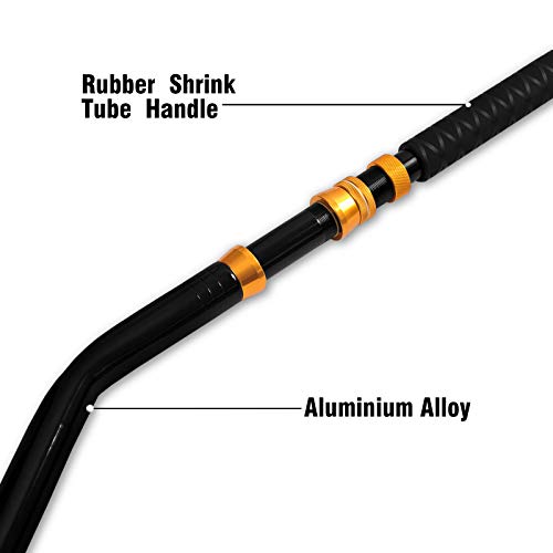 Fiblink Gebogene Butt Angelrute 2-teilig Salzwasser Offshore Schlepprute Big Game Roller Angelrute Konventionelle… – Bild 6