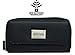 Kenneth Cole Reaction Women's Urban Organizer Large Clutch W/ Logo with RFID (BLACK SAFFIANO W/RFID)