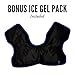 SIMPLYJNJ Elbow Ice Pack Wrap With Compression And 2 Ice Gel Packs – For Pain Relief, Cold Therapy & More